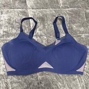 Honeylove Crossover Bra in Blue size Medium